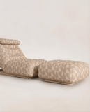 Geometric Jacquard Chaise Lounge