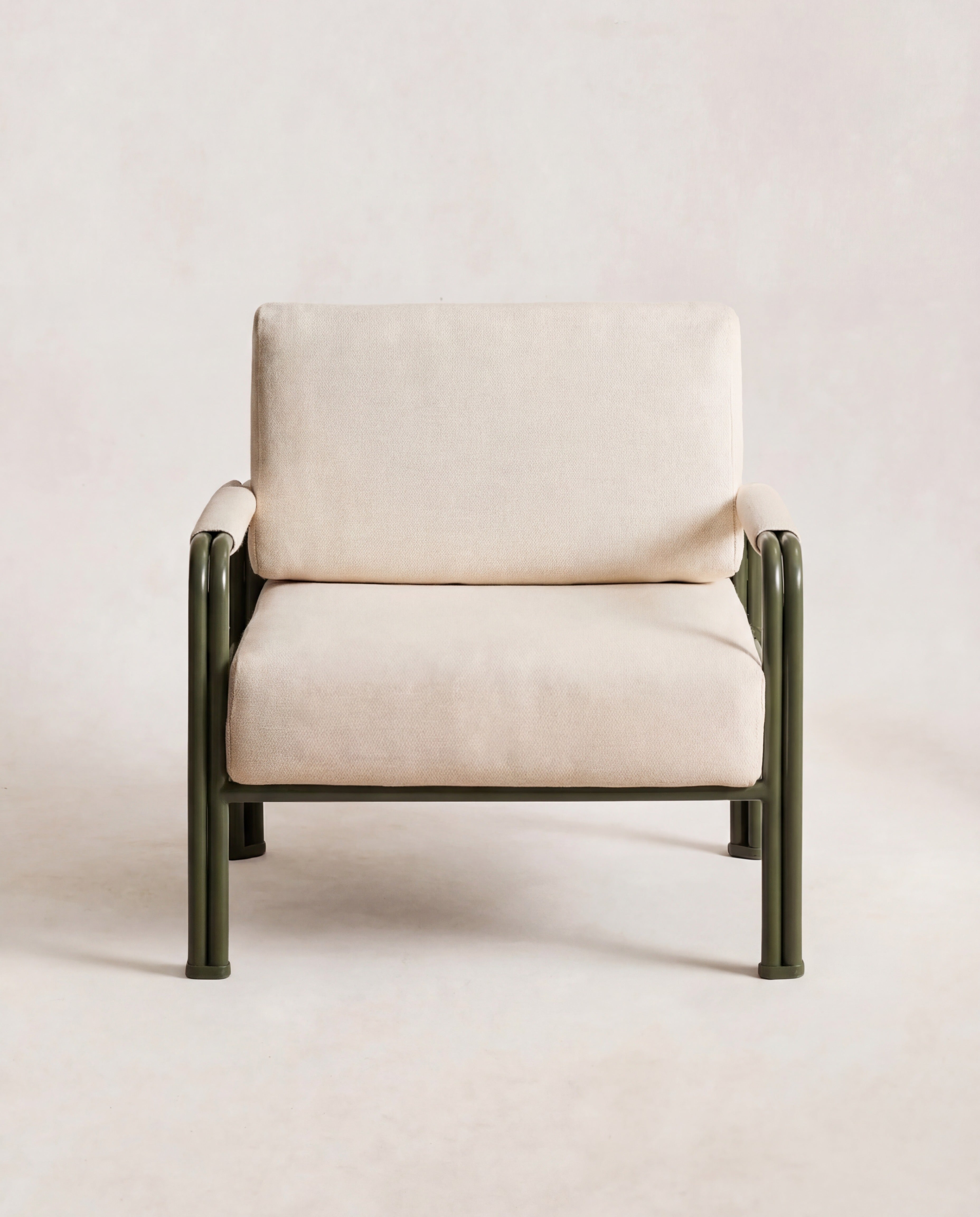 Industrial Frame Canvas Lounge Chair