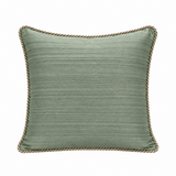 Sage Green Silk Corded Accent Pillow