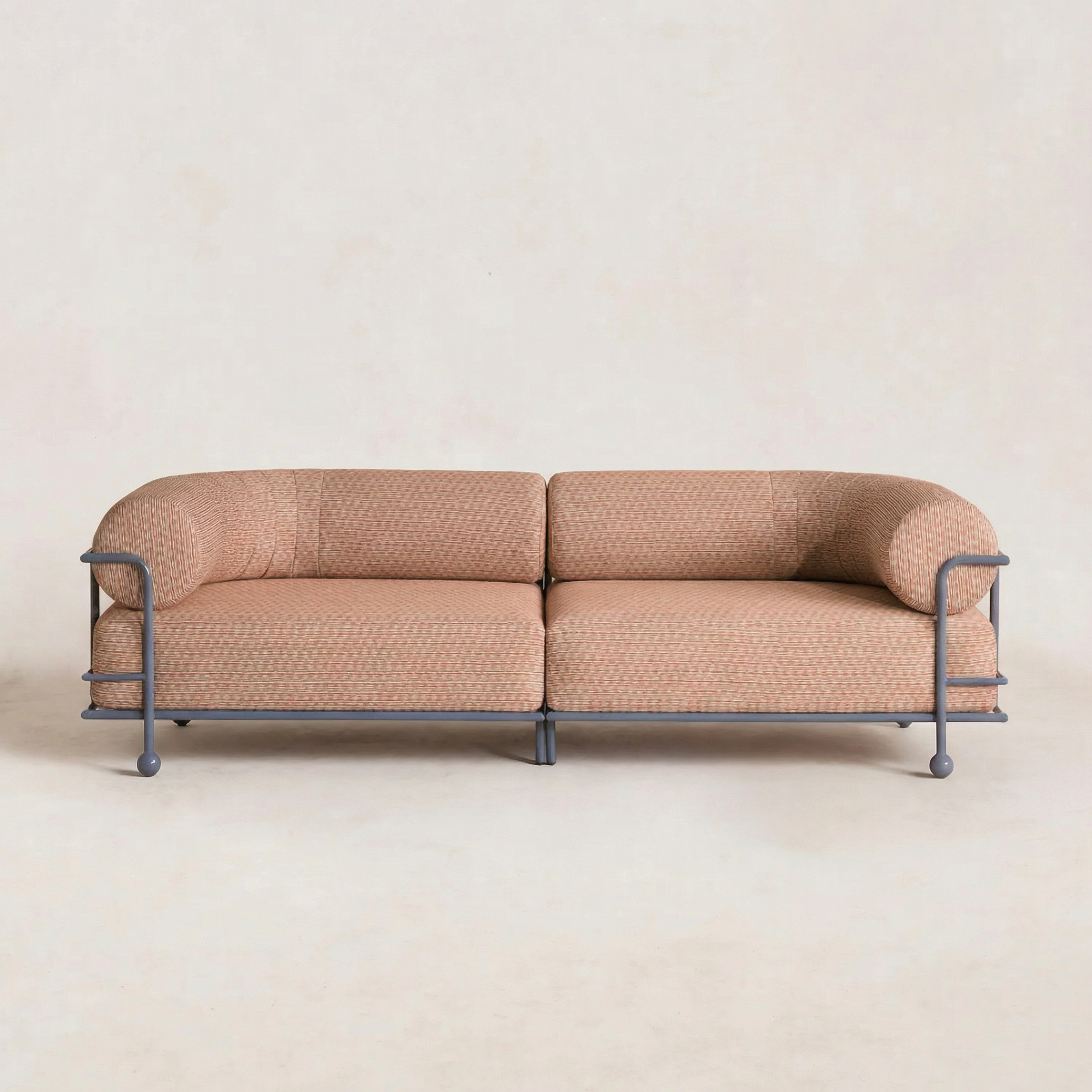 Modern Industrial Bolster Sofa