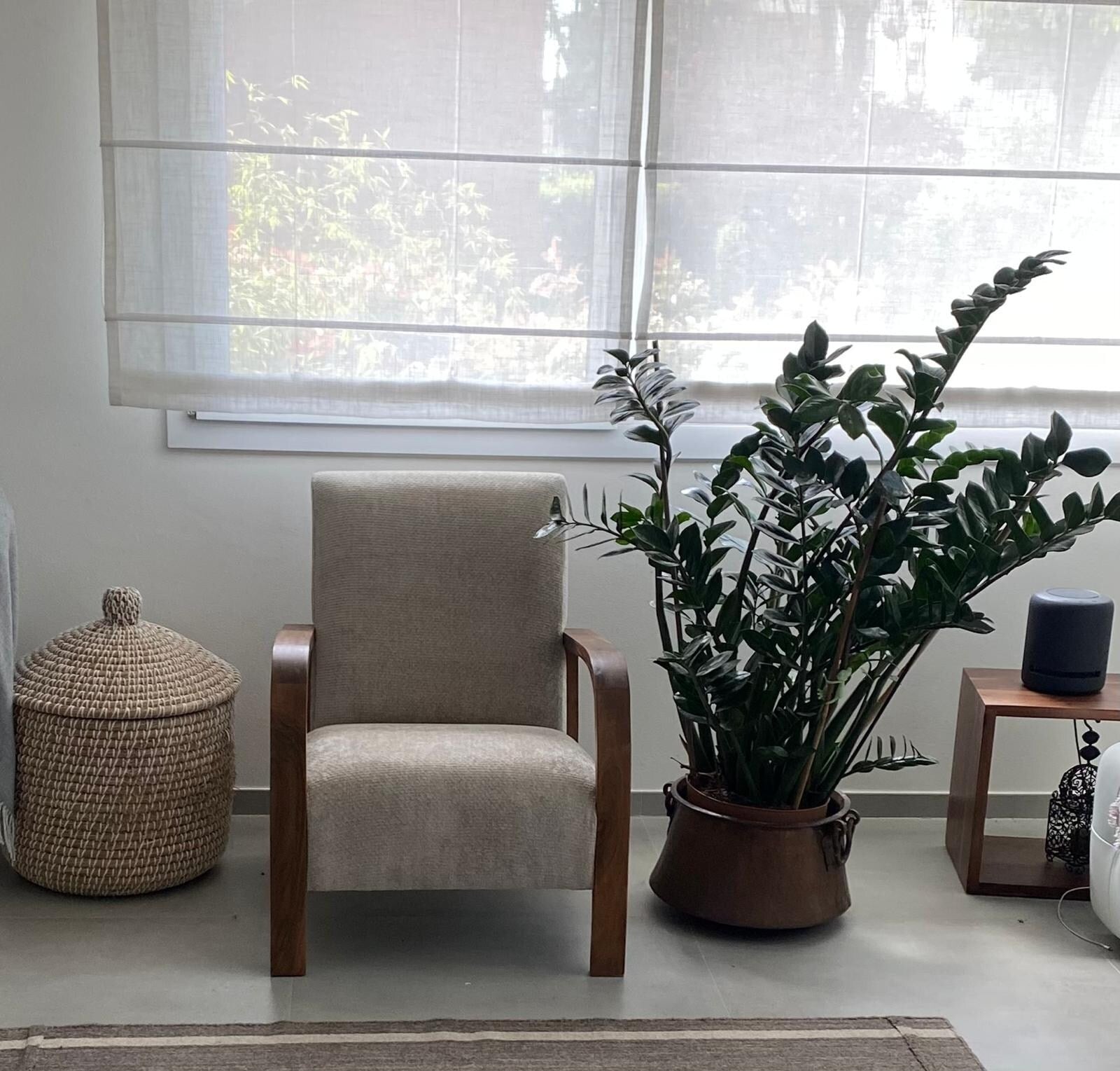 Mid-Century Modern Curved Armchair