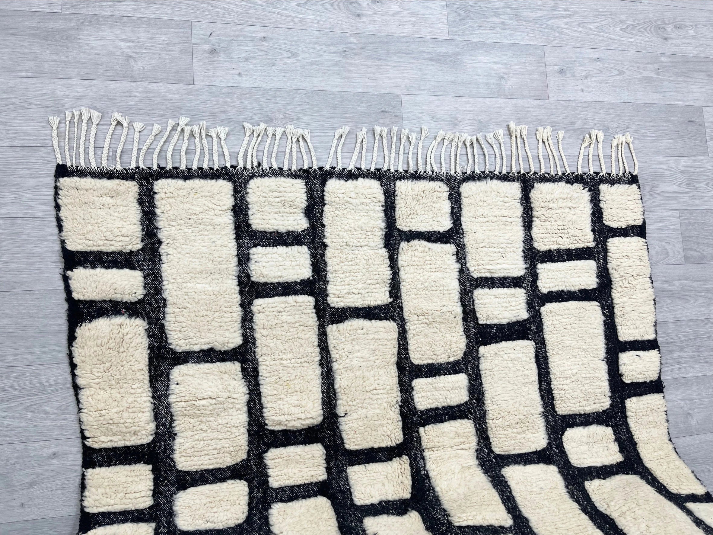 Modern Abstract Beni Ourain Rug