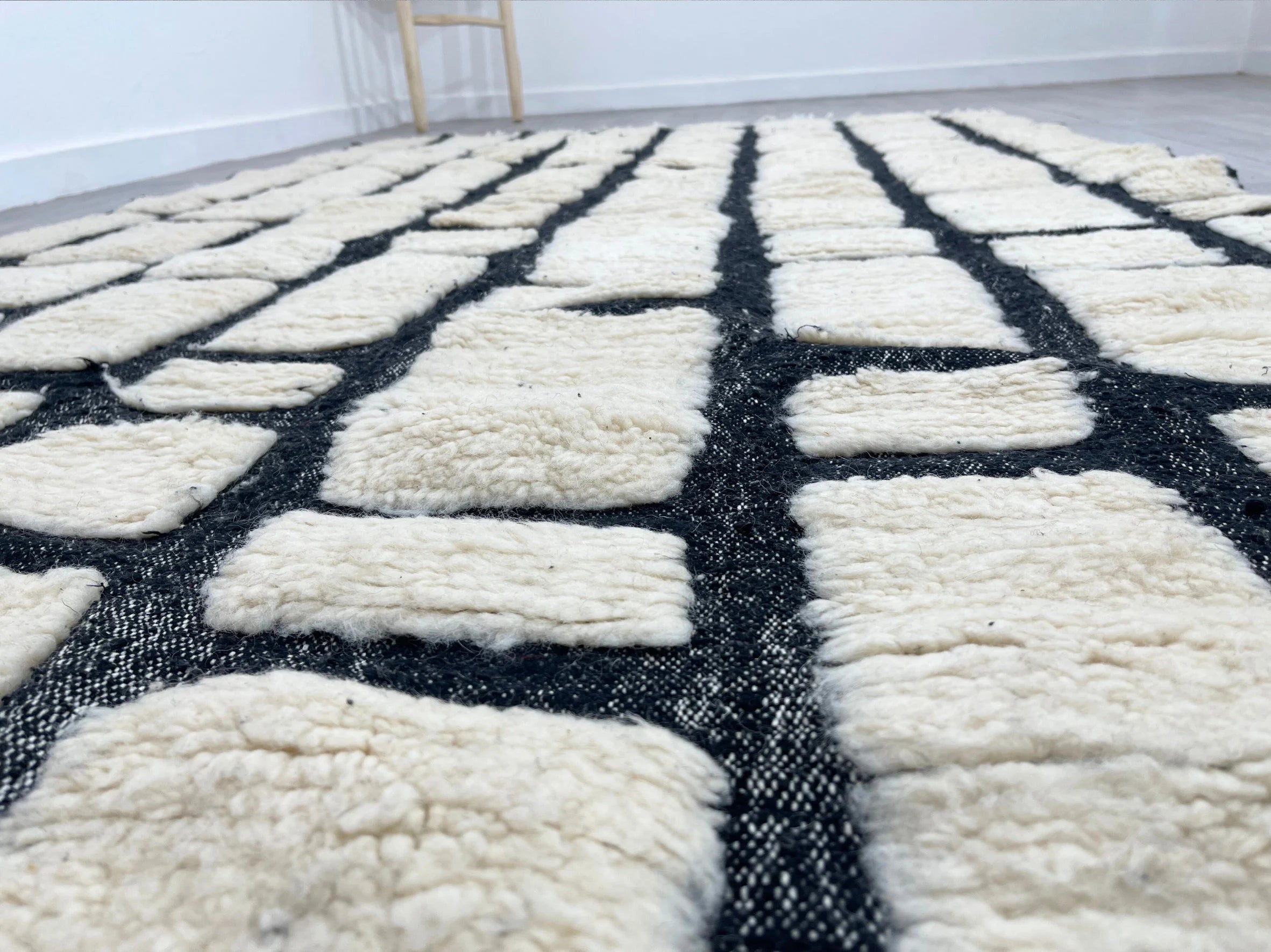 Modern Abstract Beni Ourain Rug