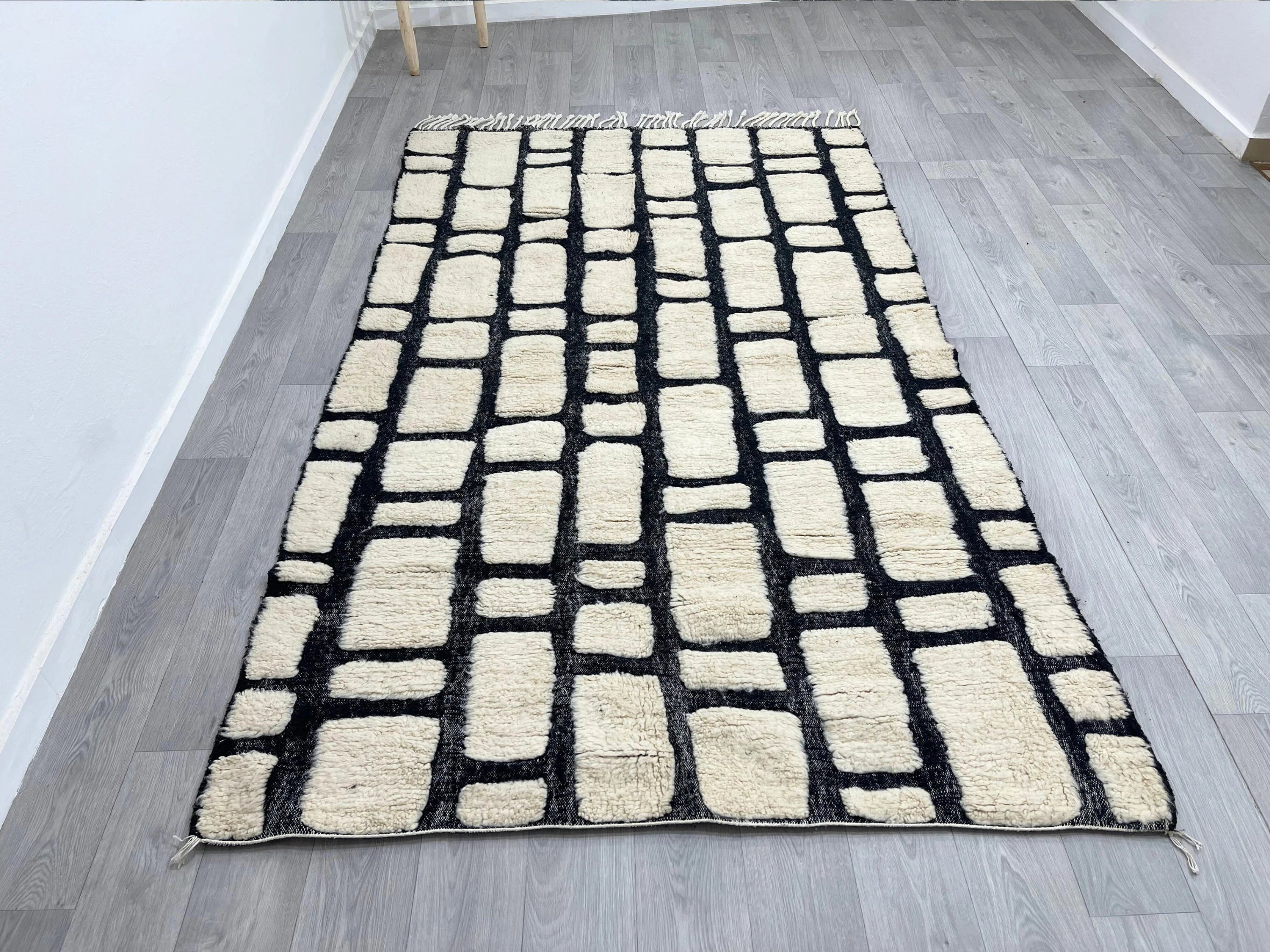 Modern Abstract Beni Ourain Rug