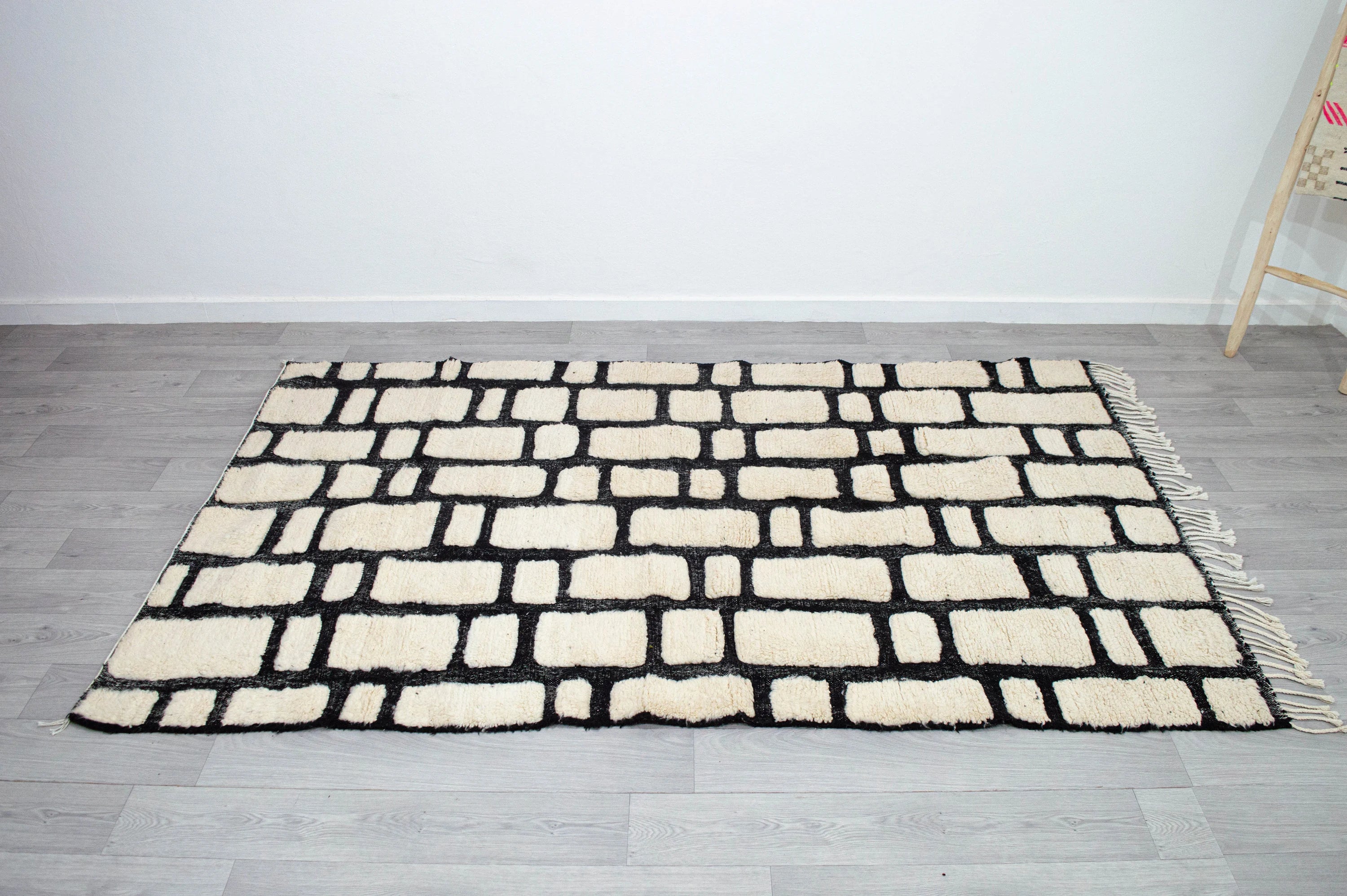Modern Abstract Beni Ourain Rug
