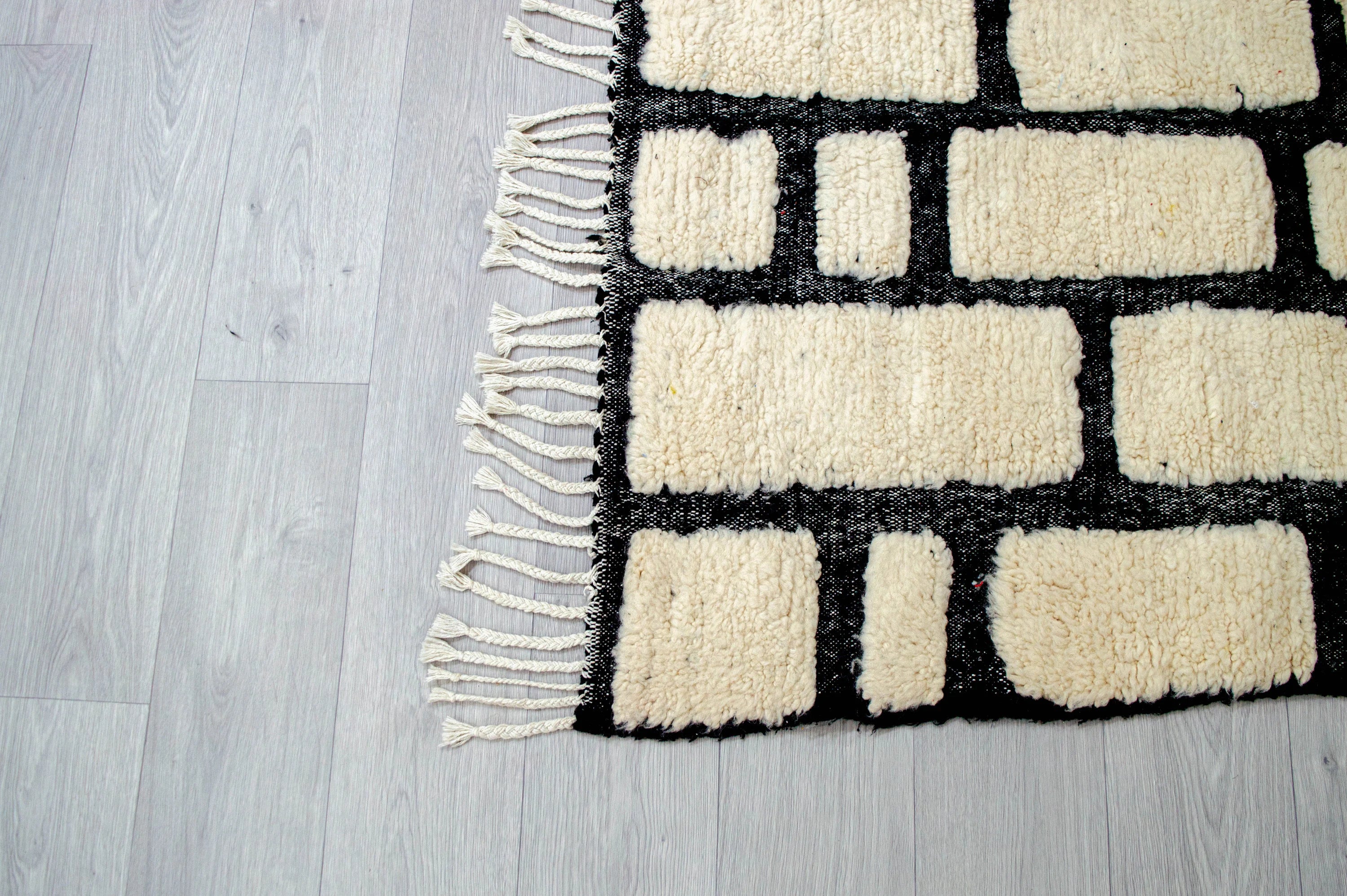 Modern Abstract Beni Ourain Rug