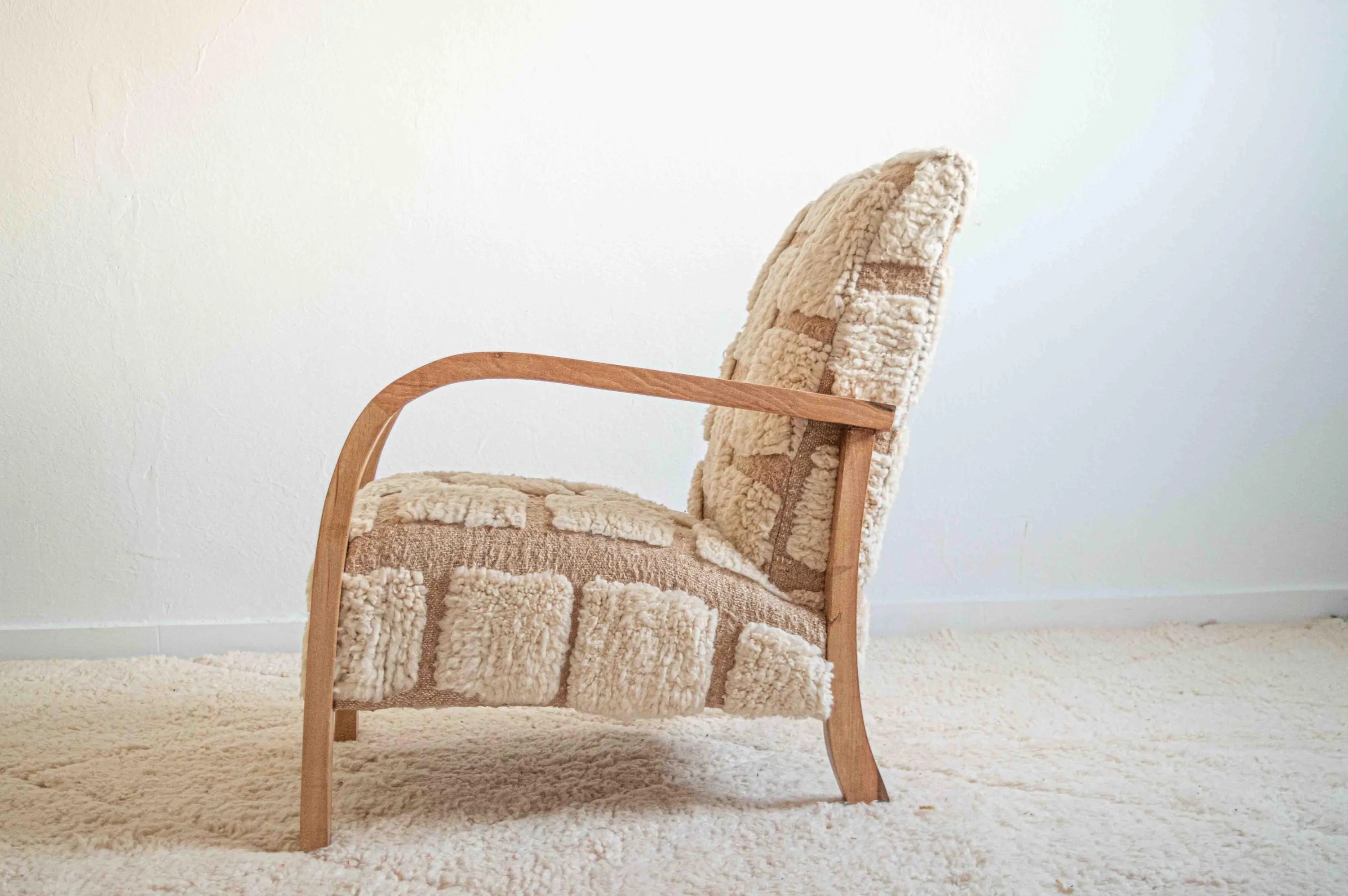 Retro Cognac Leather Danish Style Chairs