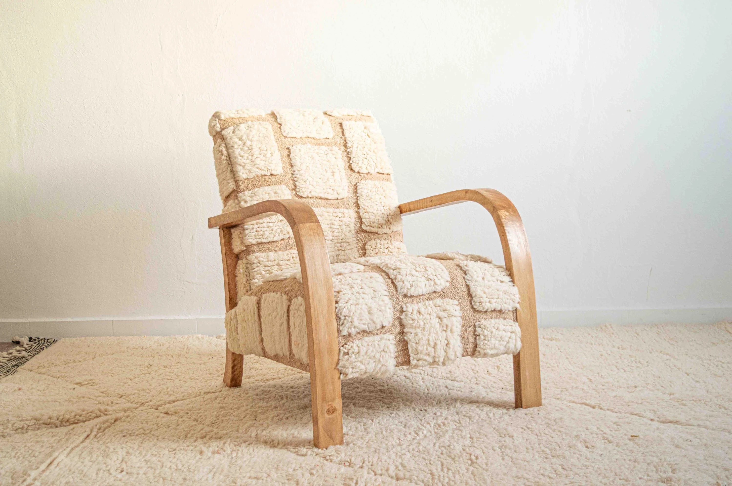 Retro Cognac Leather Danish Style Chairs