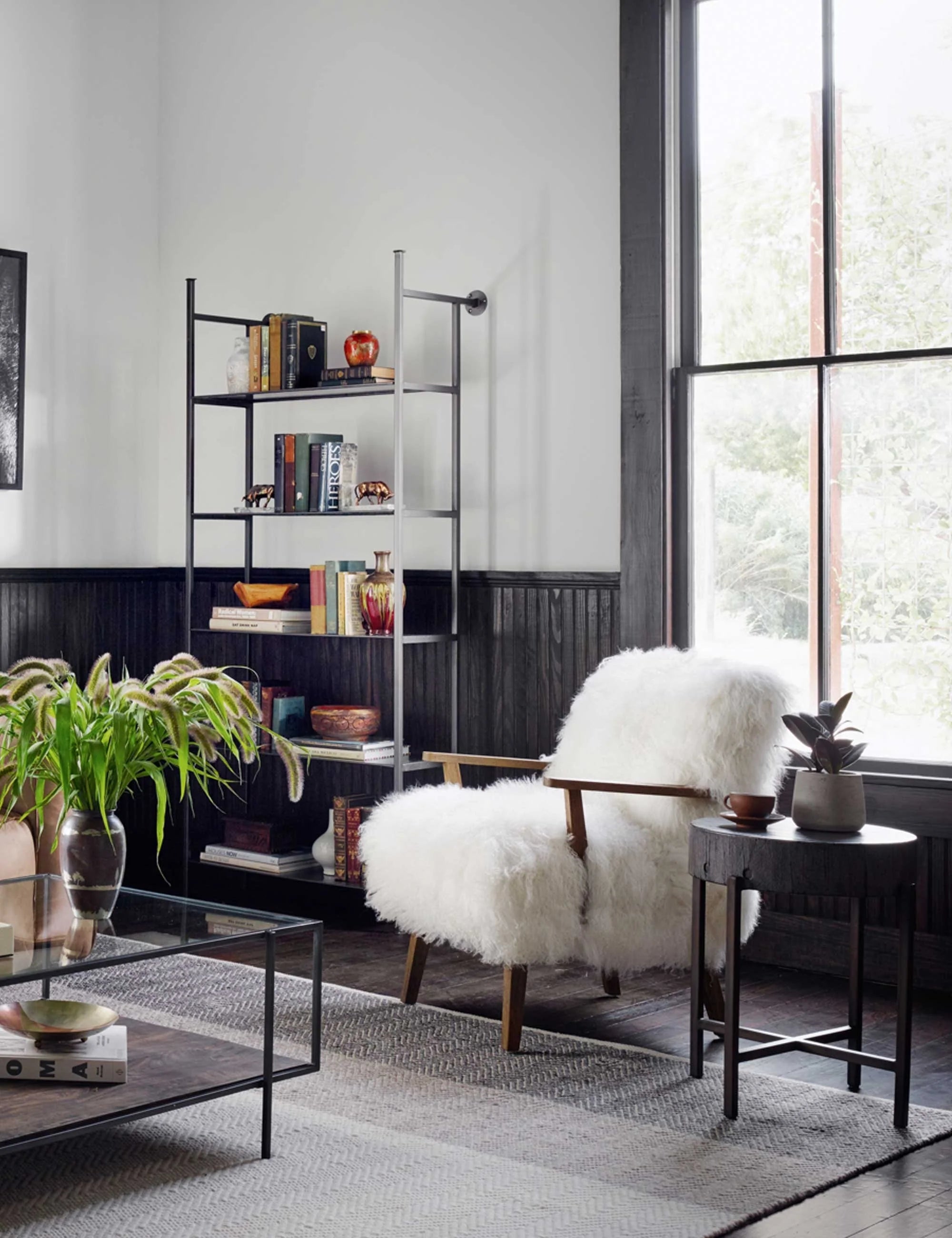 Kora Faux Fur Armchair