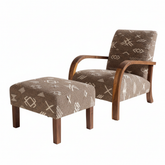 Side Profile with Ottoman