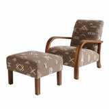 Side Profile with Ottoman