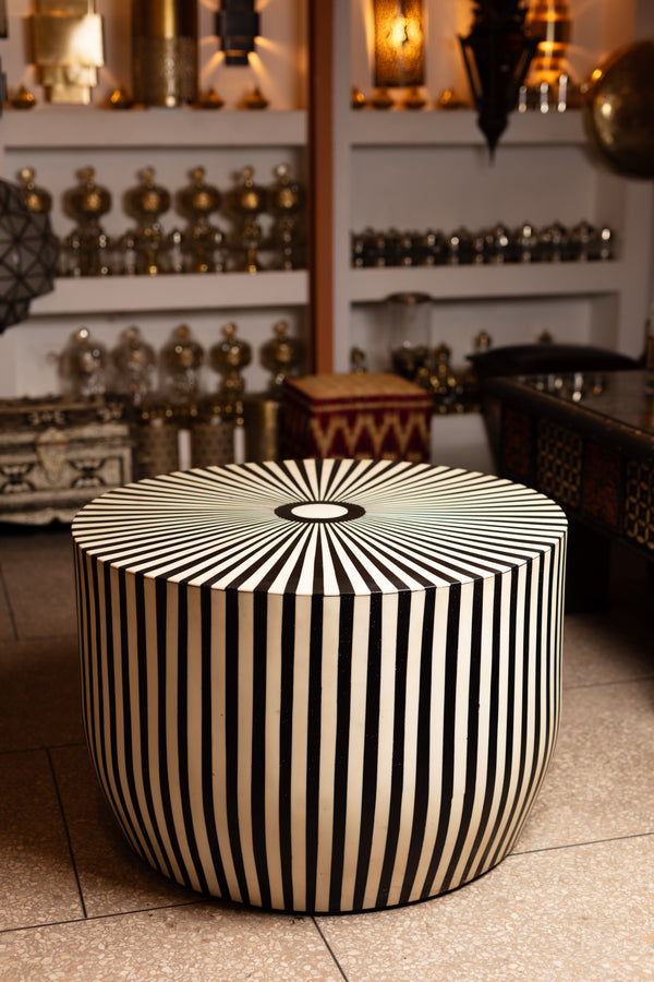 Starburst Bone Inlay Table