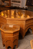 Octagonal Coffee Table Set