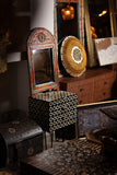 Star Pattern Bone Inlay Nightstand
