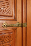 Carved Moroccan Cedar Door
