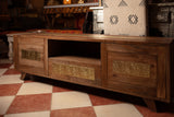 Atlas Carved Walnut Media Console