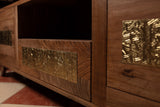 Atlas Carved Walnut Media Console