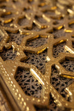 Hammered Brass & Silver Sideboard