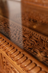 Arched Mirror & Cedar Sideboard