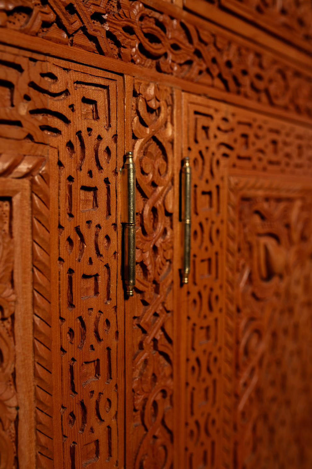 Arched Mirror & Cedar Sideboard