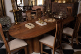 Oval Dining Set with Upholstery