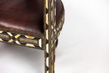 Handcrafted Inlay Barrel Chair