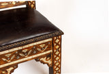 Handcrafted Inlay Leather Chair