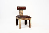 Artisan Inlay Checkerboard Accent Chair