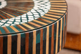 Heritage Round Walnut & Resin Table