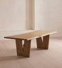 Live Edge Solid Oak Dining Table