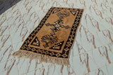 Vintage Amber Moroccan Medallion Rug