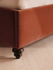 Art Deco Velvet Upholstered Bed