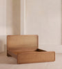Minimalist Woven Cane Bed