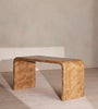 Waterfall Burl Wood Console