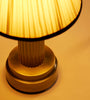 Fluted Brass Table Lamp