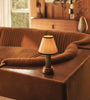 Fluted Brass Table Lamp