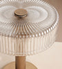 Fluted Glass Table Lamp