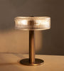 Fluted Glass Table Lamp