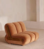 Modern Curved Velvet Modular Sectional Sofa