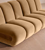 Plush Ribbed Velvet Sectional Sofa