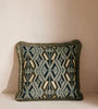 Intricate Woven Geometric Throw Pillow