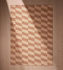 Tonal Beige Geometric Harlequin Rug