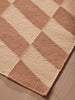 Tonal Beige Geometric Harlequin Rug