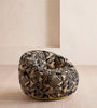 Artisan Patterned Swivel Pumpkin Chair