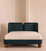 Split Back Velvet Bed