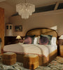 Bobbin Trim Linen Bed