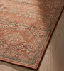 Vintage Rust Persian-Style Floral Rug