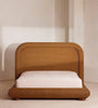 Handcrafted Rattan Platform Bed
