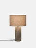 Modern Alabaster Cylinder Table Lamp