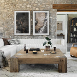 Rustic Wormwood Oak Coffee Table
